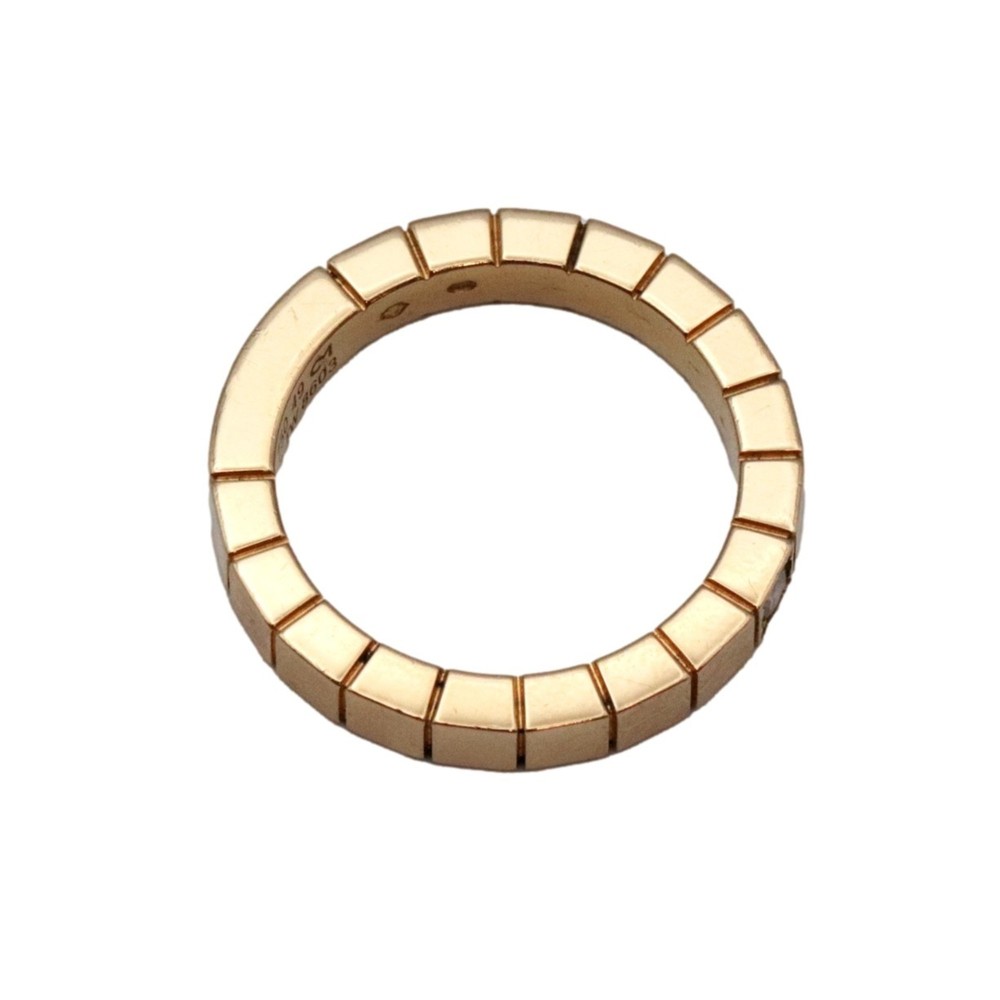 CARTIER Laniere Ring 49 About No. 9 Diamond 750 K18YG Yellow Gold Women's Jewelr - Picture 7 of 10